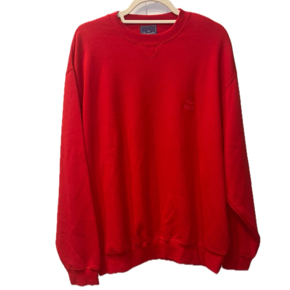 Façonnable Red Crewneck Sweater Size Large